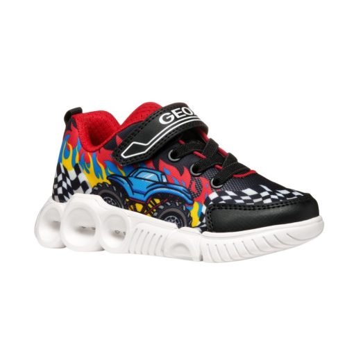 GEOX SNEAKER BOY J WROOM B D J55GAD 02ACE C0048 ΜΑΥΡΟ - Image 2