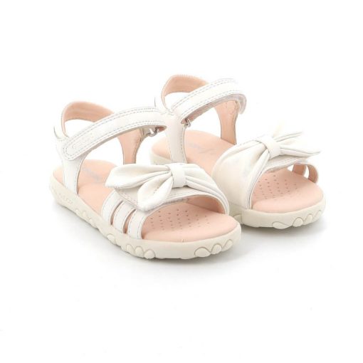 GEOX SANDAL JUNIOR GIRL J A Haiti G.A J558ZA 000NF C1000  ΛΕΥΚΟ - Image 7