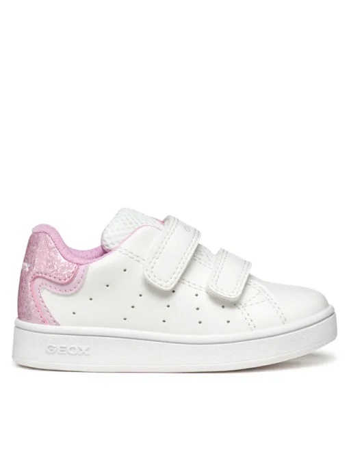 GEOX SNEAKER BABY girl A Eclyper B365MA 054BJ C0406 ΛΕΥΚΟ