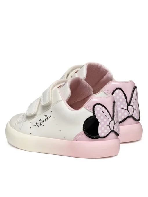 GEOX SNEAKER BABY GIRL MINNIE MOUSE G D Gisli B551MD 08502 C0406 ΛΕΥΚΟ - Image 3