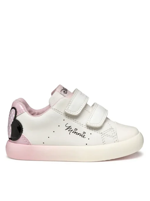 GEOX SNEAKER BABY GIRL MINNIE MOUSE G D Gisli B551MD 08502 C0406 ΛΕΥΚΟ