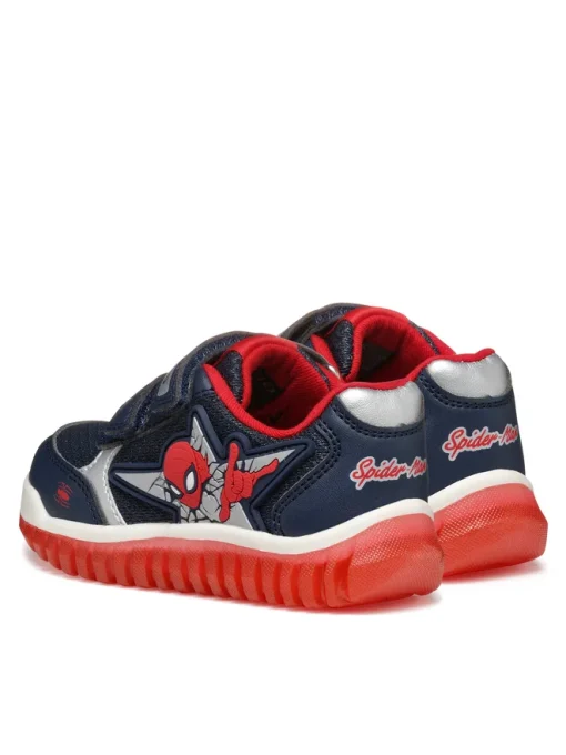 GEOX SNEAKER BABY BOY B LIGHTYLOO A SPIDERMAN B555ZB 0BC14 C0735 ΜΠΛΕ - Image 4