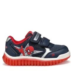 GEOX SNEAKER BABY BOY B LIGHTYLOO A SPIDERMAN B555ZB 0BC14 C0735 ΜΠΛΕ