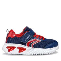 GEOX SNEAKER BOY J ASSISTER B.C  J45DZC 014CE C0735 ΜΠΛE
