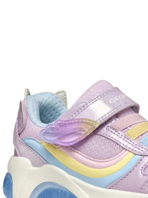 GEOX SNEAKER GIRL J FADINLIGHT A J55M4A 0KNGN C8R0G ΜΩΒ - Image 7