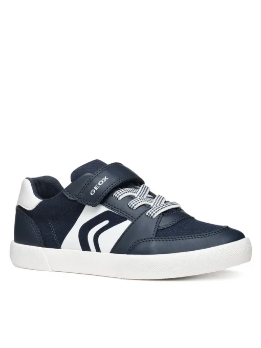 GEOX SNEAKER JUNOR BOY J Gisli B. D J555CD 5410 C4211 ΜΠΛΕ - Image 2