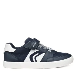 GEOX SNEAKER JUNOR BOY J Gisli B. D J555CD 5410 C4211 ΜΠΛΕ