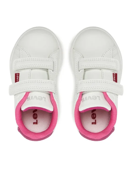 LEVIS SNEAKER BABY GIRL MINI BELL JR VAVE0232S-0069 ΛΕΥΚΟ - Image 4