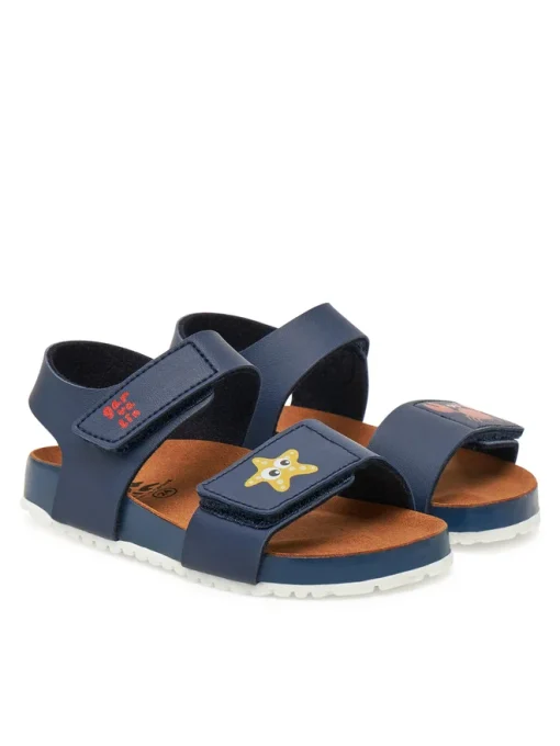 GARVALIN SANDAL BABY BOY 252471-A089 ΜΠΛΕ - Image 2