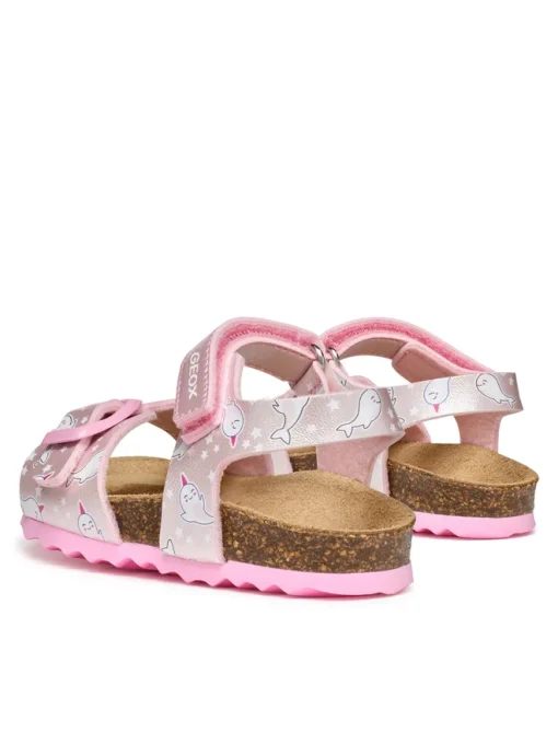 GEOX SANDAL BABY GIRL B S Sandal Chalki G.A B922RA 0PVNF C8010 ΡΟΖ - Image 3