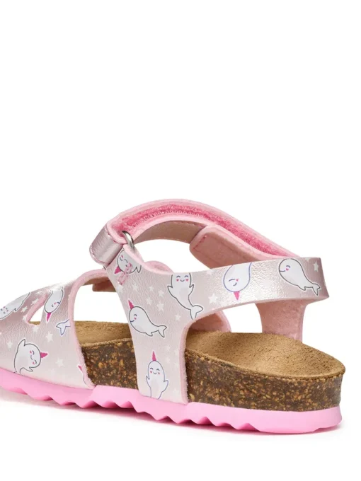 GEOX SANDAL BABY GIRL B S Sandal Chalki G.A B922RA 0PVNF C8010 ΡΟΖ - Image 5