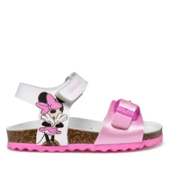 GEOX SANDAL BABY GIRL MINNIE MOUSE Chalki G.C B552RC 054AJ C0406 ΛΕΥΚΟ