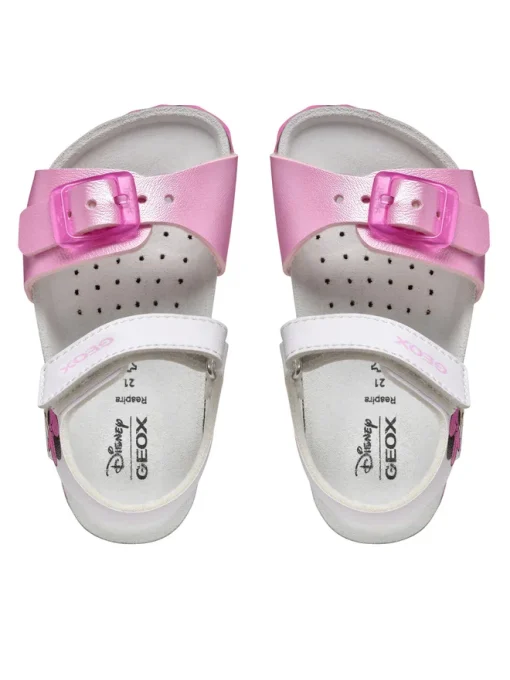 GEOX SANDAL BABY GIRL MINNIE MOUSE Chalki G.C B552RC 054AJ C0406 ΛΕΥΚΟ - Image 4
