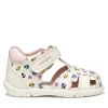 GEOX SANDAL BABY GIRL ZAPITO B B556FB 000BC C0653 ΛΕΥΚΟ