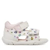 GEOX SANDAL BABY GIRL ZAPITO C B556FC 000BC C0653 ΛΕΥΚΟ