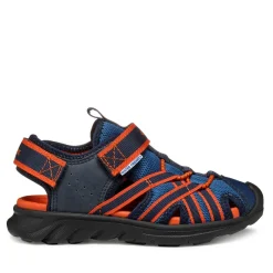 GEOX SANDAL JUNIOR BOY J Airadyum A J55F1A 01454 C0735  ΜΠΛΕ