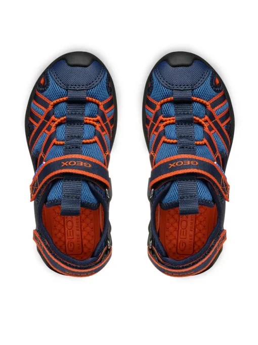 GEOX SANDAL JUNIOR BOY J Airadyum A J55F1A 01454 C0735  ΜΠΛΕ - Image 4