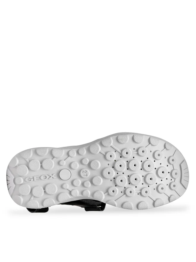 GEOX SANDAL JUNIOR BOY J Vaniett Boy BB J555XB 01454 C0016 ΜΑΥΡΟ - Image 6