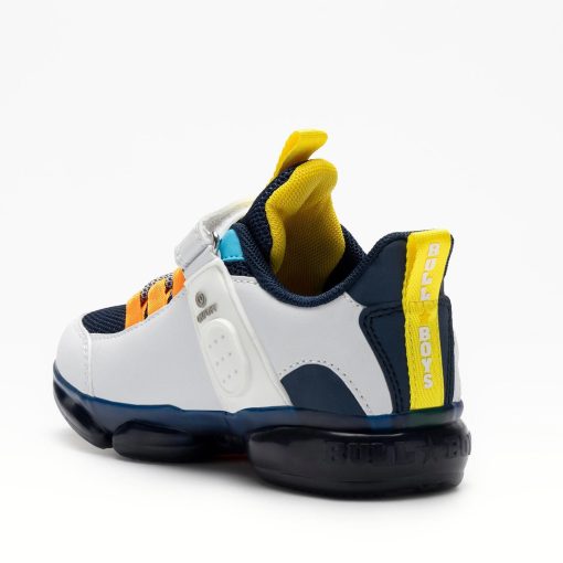 BULL BOYS T-REX SNEAKER BOY DNAR5008 ΛΕΥΚΟ - Image 5