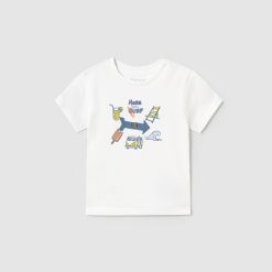 MAYORAL Μπλούζα διαδραστική βελάκι μωρό 25-01064-048 Λευκό