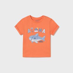 MAYORAL Μπλούζα καρχαρίας μωρό 25-01066-057 Κοραλί