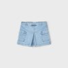 MAYORAL Παντελόνι κοντό τζιν τσέπες κορίτσι 25-03207-075 Τζιν ανοιχτό