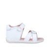 GARVALIN SANDAL BABY GIRL 252302-B050 ΛΕΥΚΟ