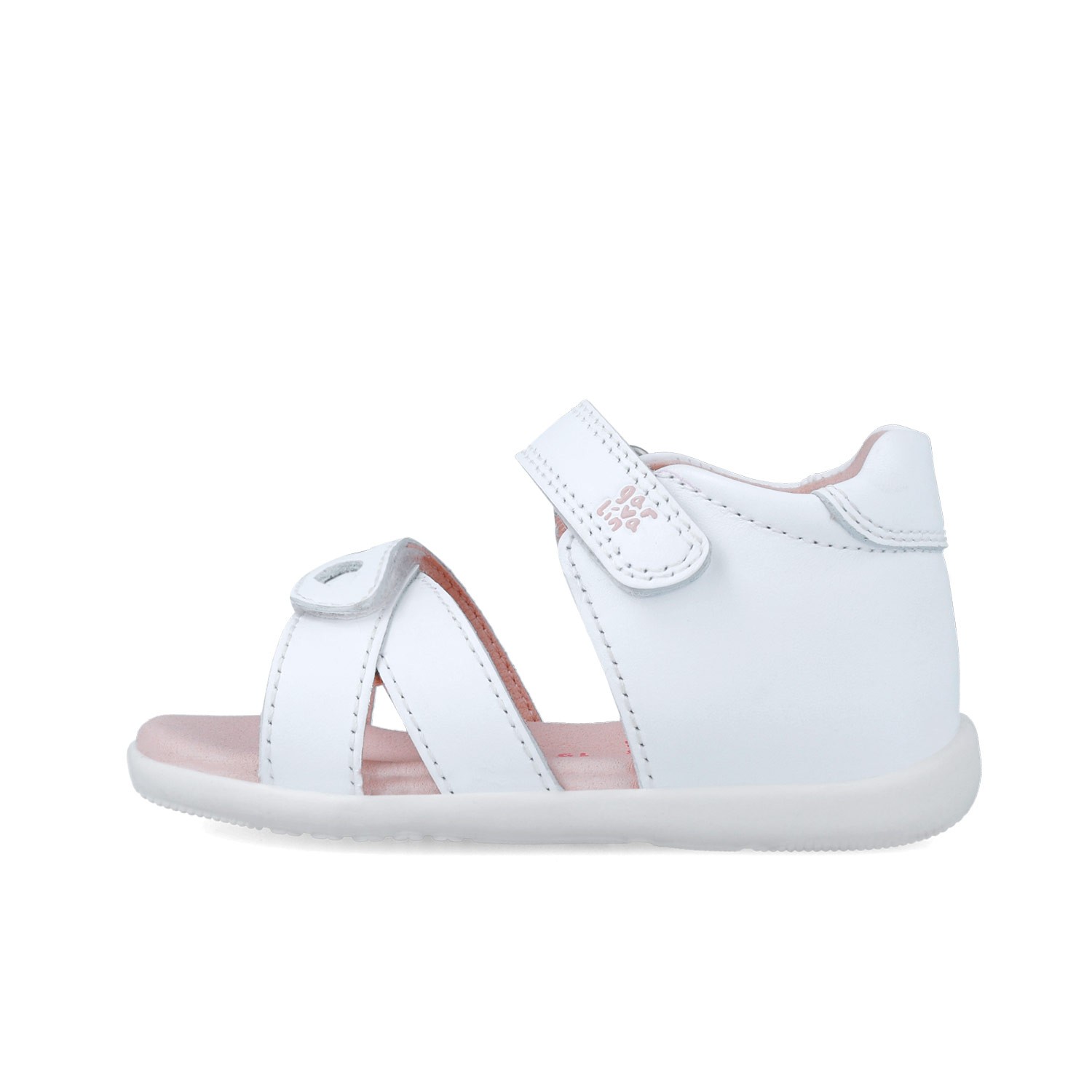 GARVALIN SANDAL BABY GIRL 252302-B050 ΛΕΥΚΟ - Image 6