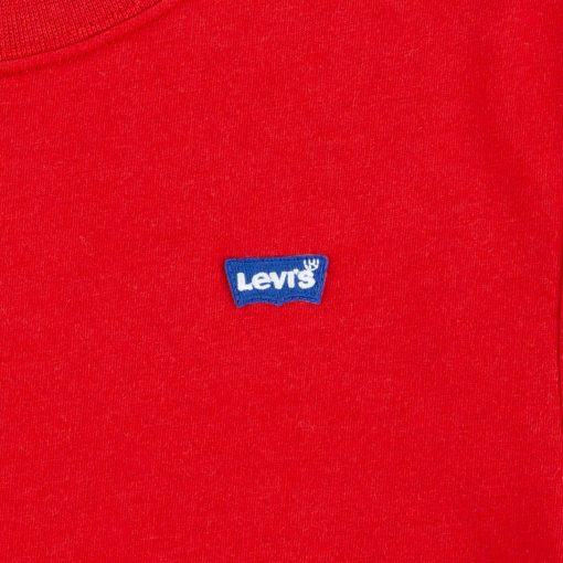 LEVI'S Μπλούζα κοντομάνικη αγόρι 9EA100-R58 Κόκκινο - Image 3