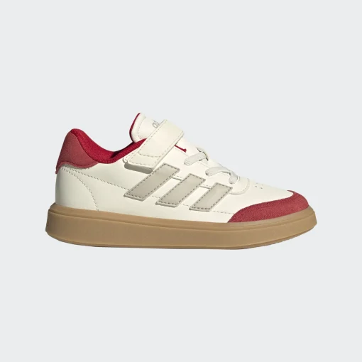 ADIDAS COURTBLOCK JUNIOR BOY EL C JH8568 ΛΕΥΚΟ