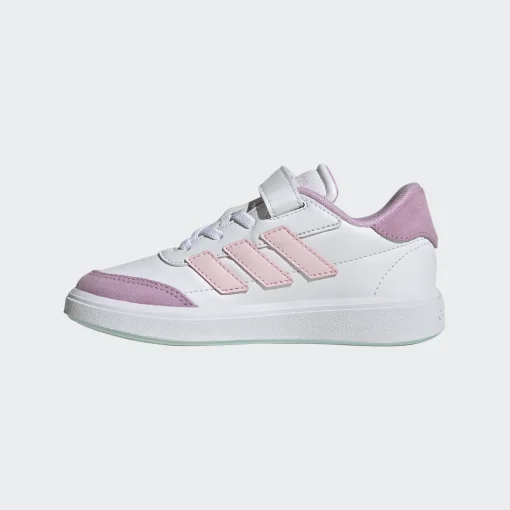 ADIDAS COURTBLOCK JUNIOR GIRL EL C JH8570 ΛΕΥΚΟ - Image 5