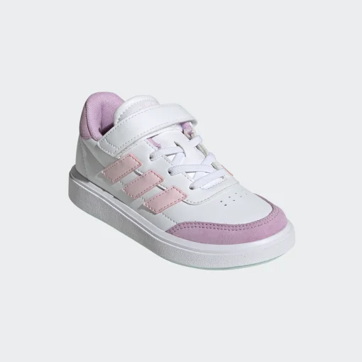 ADIDAS COURTBLOCK JUNIOR GIRL EL C JH8570 ΛΕΥΚΟ - Image 6