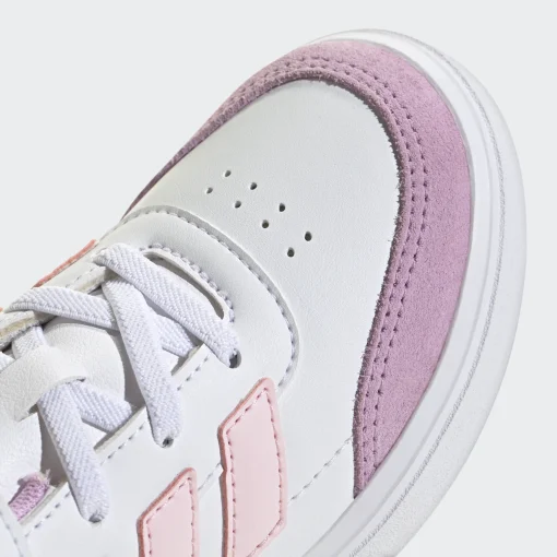 ADIDAS COURTBLOCK JUNIOR GIRL EL C JH8570 ΛΕΥΚΟ - Image 8
