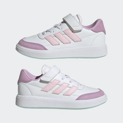 ADIDAS COURTBLOCK JUNIOR GIRL EL C JH8570 ΛΕΥΚΟ - Image 10