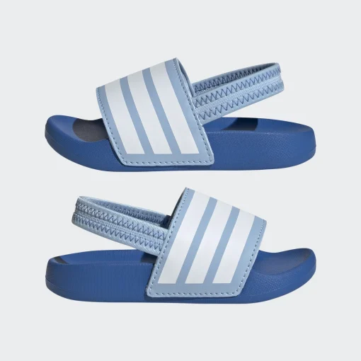 ADIDAS BABY BOY ADILETTE ESTRAP I SLIDES JR5327 ΜΠΛΕ - Image 10