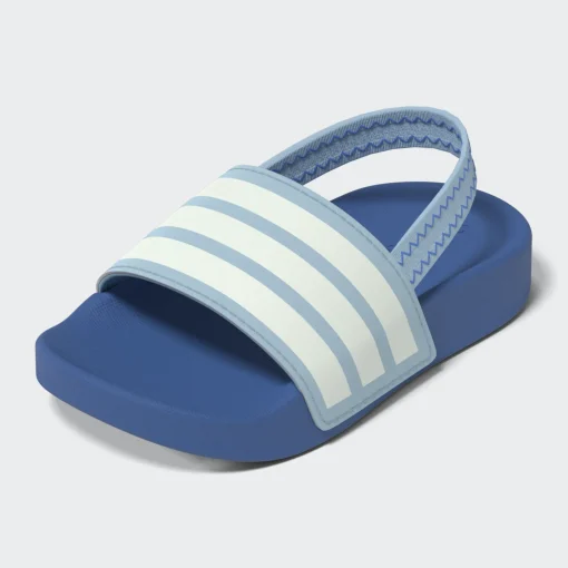 ADIDAS BABY BOY ADILETTE ESTRAP I SLIDES JR5327 ΜΠΛΕ - Image 11