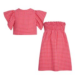 T6004 TOP AND SKIRT KID