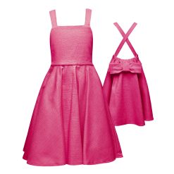 T6066 BLOSSOM THE BOW BACKLESS DRESS KID