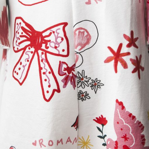 T6090 SCRAPBOOK RUFFLE SLEEVE ALLOVER PLAYSUIT KID - Image 3