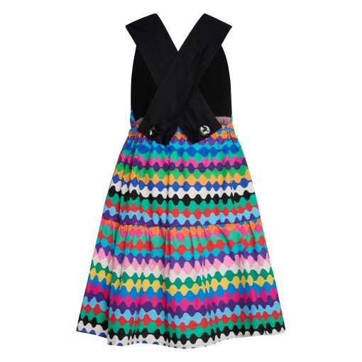 T6204 RAINBOW CANDY BACKLESS 3 LAYER DRESS KID - Image 2