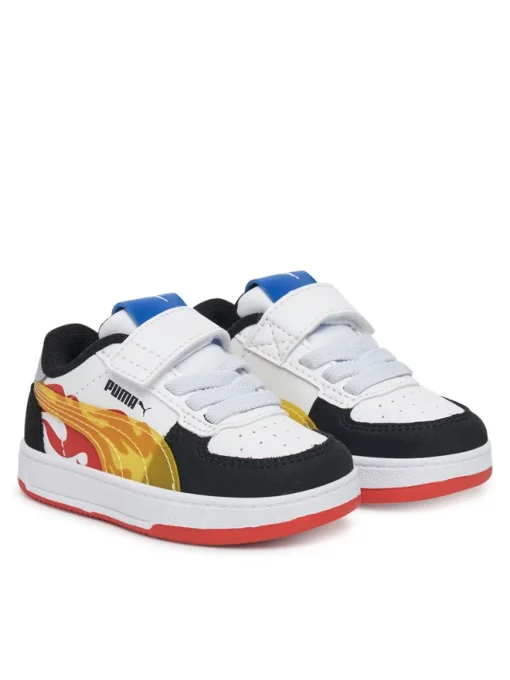 PUMA BABY BOY CAVEN 2.0 HOT WHEELS AC INF 401406 01 ΛΕΥΚΟ - Image 3