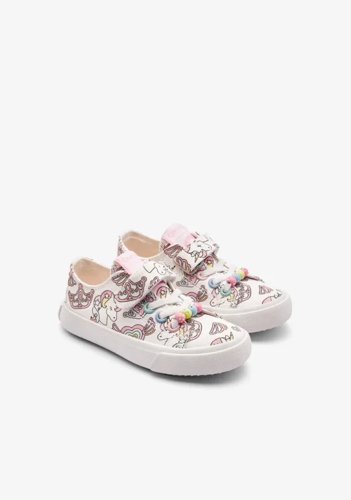 CONQUITOS SNEAKER JUNIOR GIRL ΠΑΝΙΝΑ UNICORN COSH284096 ΛΕΥΚΟ - Image 2