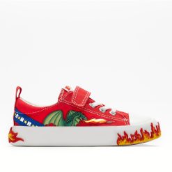 BULL BOYS DRAGON 3 ΠΑΝΙΝΑ SNEAKER BOY BBEA5080 KOKKINO