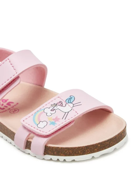 GARVALIN SANDAL BABY GIRL UNICOR 252462-A032 ΡΟΖ - Image 5