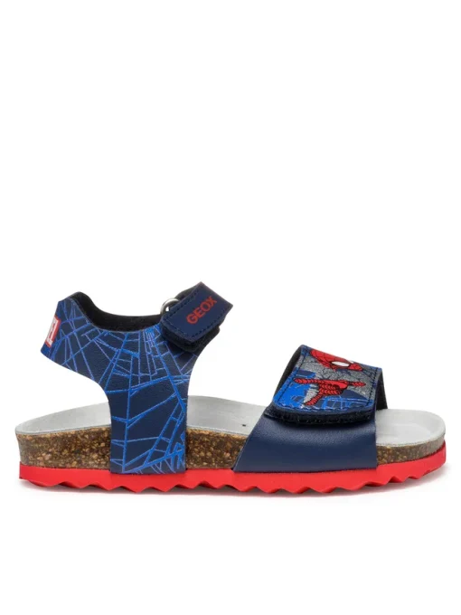 GEOX SANDAL BABY BOY SPIDERMAN B.S Chalki B C B552QC 000BC C0735 ΜΠΛΕ