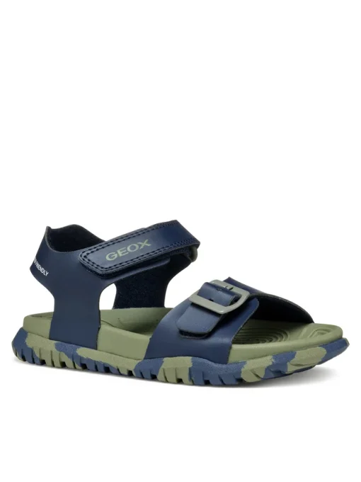 GEOX SANDAL JUNIOR BOY FUSBETTO B.A J35HMA 00054 CF4A3  ΜΠΛΕ - Image 2