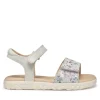 GEOX SANDAL JUNIOR GIRL J A Haiti G.A J028ZA 007BC C1714 ΛΕΥΚΟ