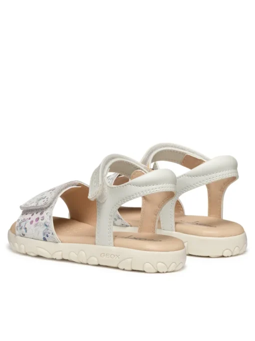 GEOX SANDAL JUNIOR GIRL J A Haiti G.A J028ZA 007BC C1714 ΛΕΥΚΟ - Image 3
