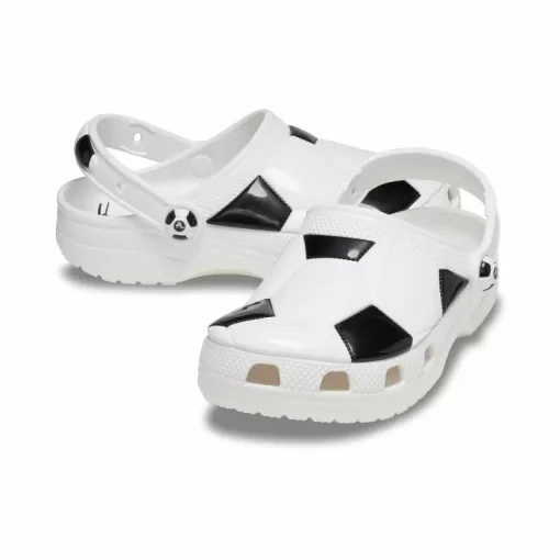 CROCS CLOGS CLASIC T BOY Soccer Ball 210023-103 ΛΕΥΚΟ - Image 3