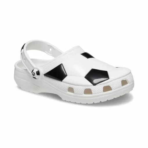 CROCS CLOGS CLASIC T BOY Soccer Ball 210023-103 ΛΕΥΚΟ